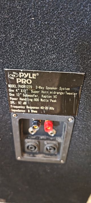 Altavoces PYLE PRO negros