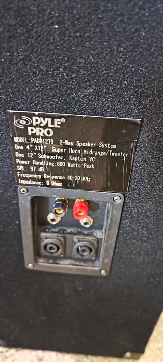 Altavoces PYLE PRO negros