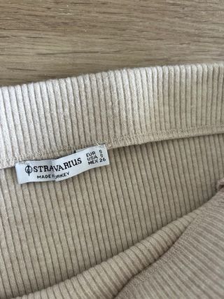 Falda larga de Stradivarius