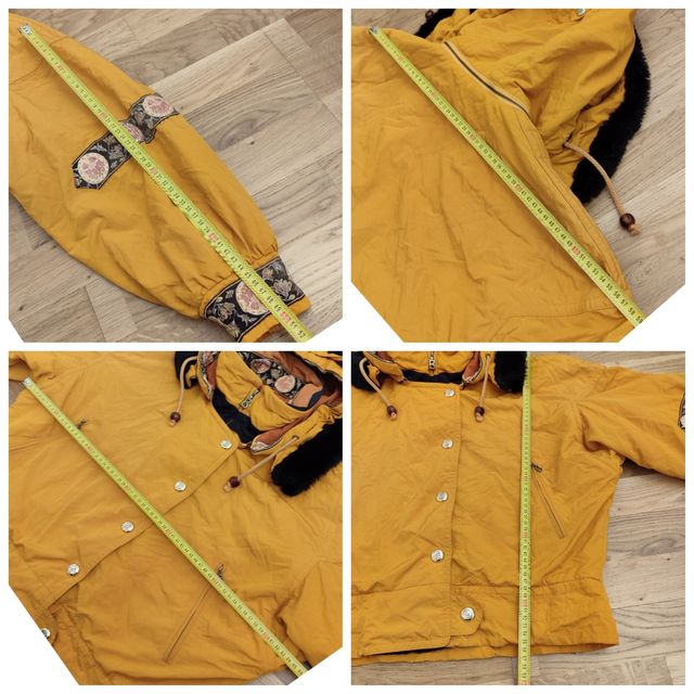 Piumino Bogner tg.L-XL arancione