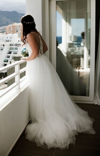 Vestido novia Rosa Clará 2018.