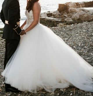 Vestido novia Rosa Clará 2018.