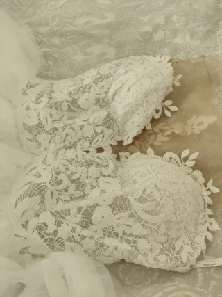 Vestido novia Rosa Clará 2018.