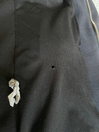 Chaqueta larga con capucha Zara