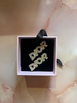 Pendientes Dior brillantes