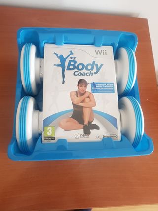 My Body Coach + 2 mancuernas para wii