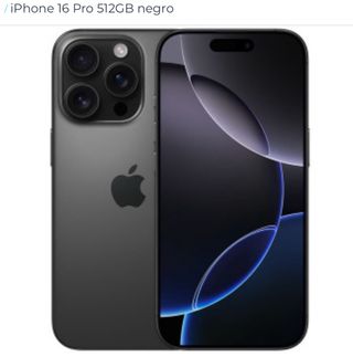 iPhone 16 Pro 512GB negro