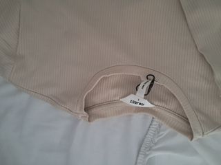 Camiseta beige manga larga