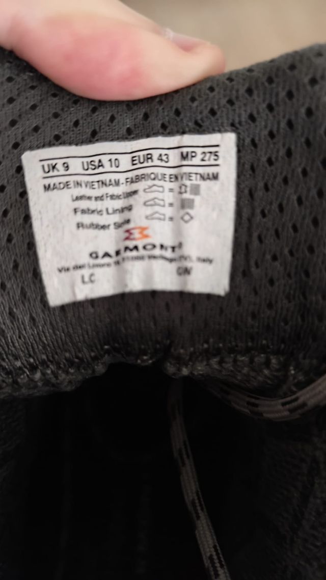 Botas montaña Garmont 43 - Vibram