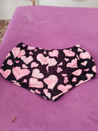 Pantalones pijama cortos - corazones