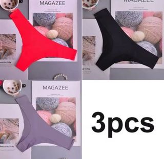 3 tangas microfibra sin costuras