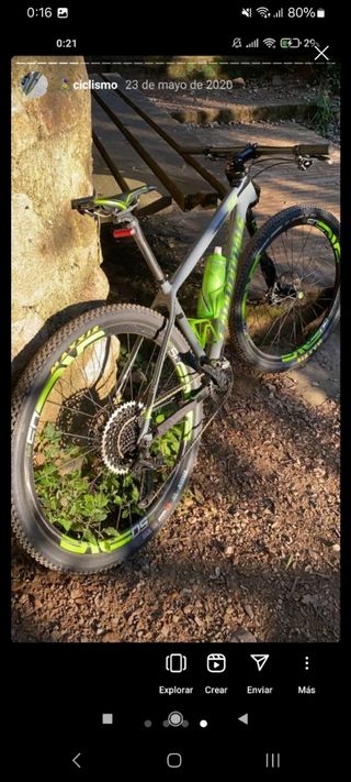 Vendo btt Cannondale fsi team 29 sin ruedas piezas