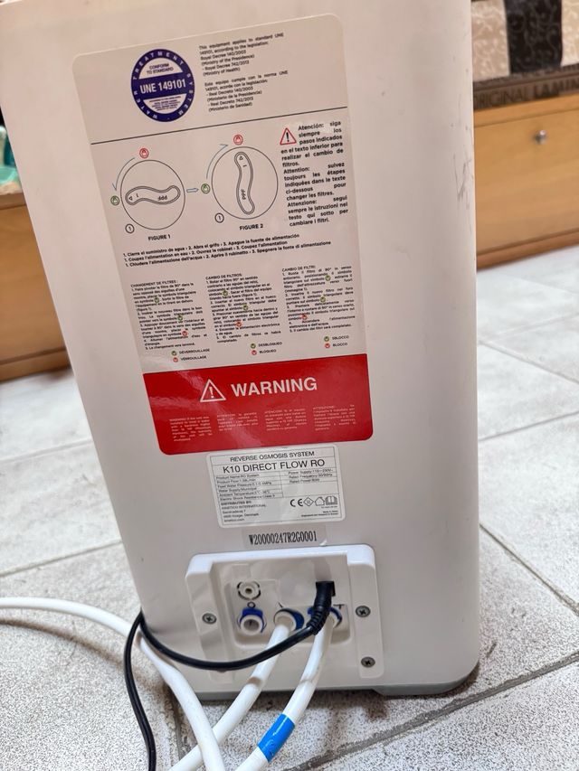 Maquina Osmosis inversa Kinetico