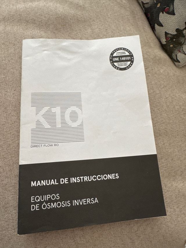 Maquina Osmosis inversa Kinetico