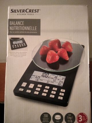 PESA DIGITAL COCINA SILVER CREST