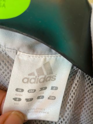 Chaqueta Adidas Vintage Gris-Azul L
