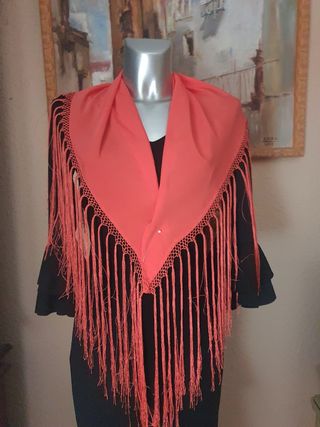 Mantónes diferentes colores,  mantoncillo de flame