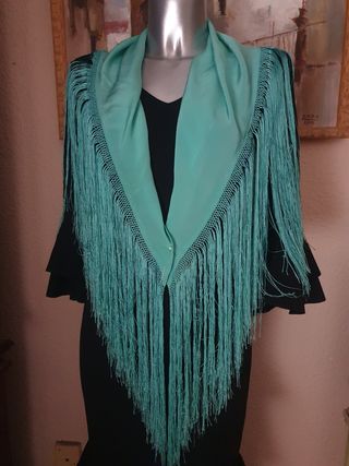 Mantónes diferentes colores,  mantoncillo de flame