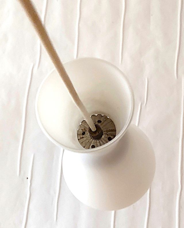 Lampadario vintage anni 50 in vetro