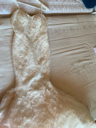 Vestido novia Rosa Clará - Talla 42
