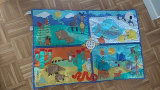 Manta bebe sensorial