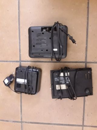 Lote 3 radio despertador