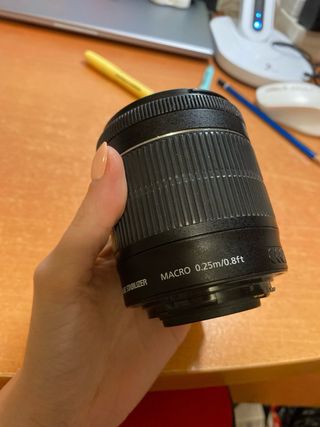 canon 750D mas objetivo 18-55mm