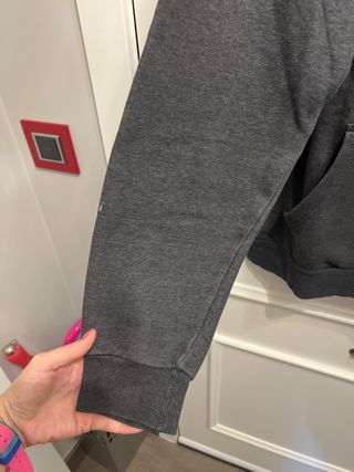 Sudadera Puma gris c/ capucha