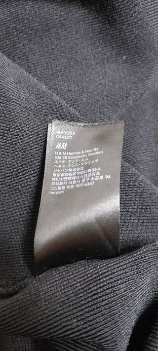 Vestido negro H&M talla 2XL.