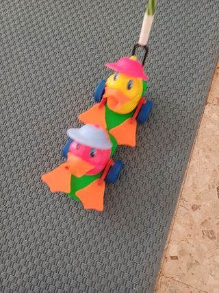 Gioco paperelle su ruote