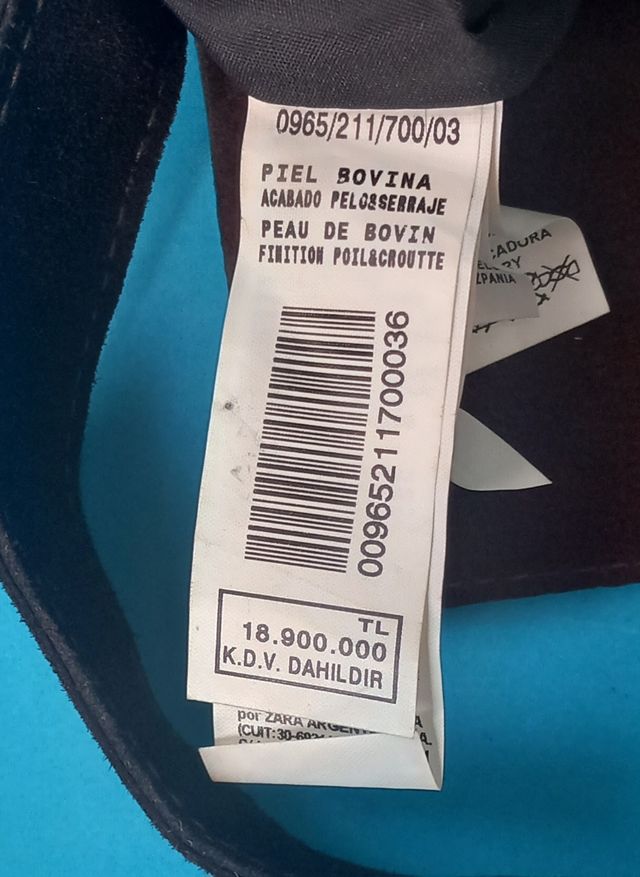 Bolsito mano piel negra