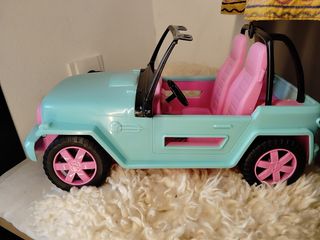 Coche Barbie todoterreno azul GHT35 