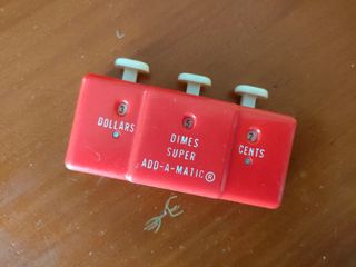 ANTIGUA CALCULADORA SUPER AD-A-MATIC