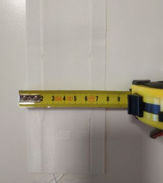 Cinta cortinas tablas blancas NUEVA