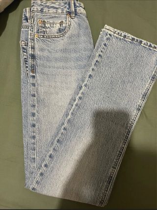 Jeans Stradivarius - Azul - D98