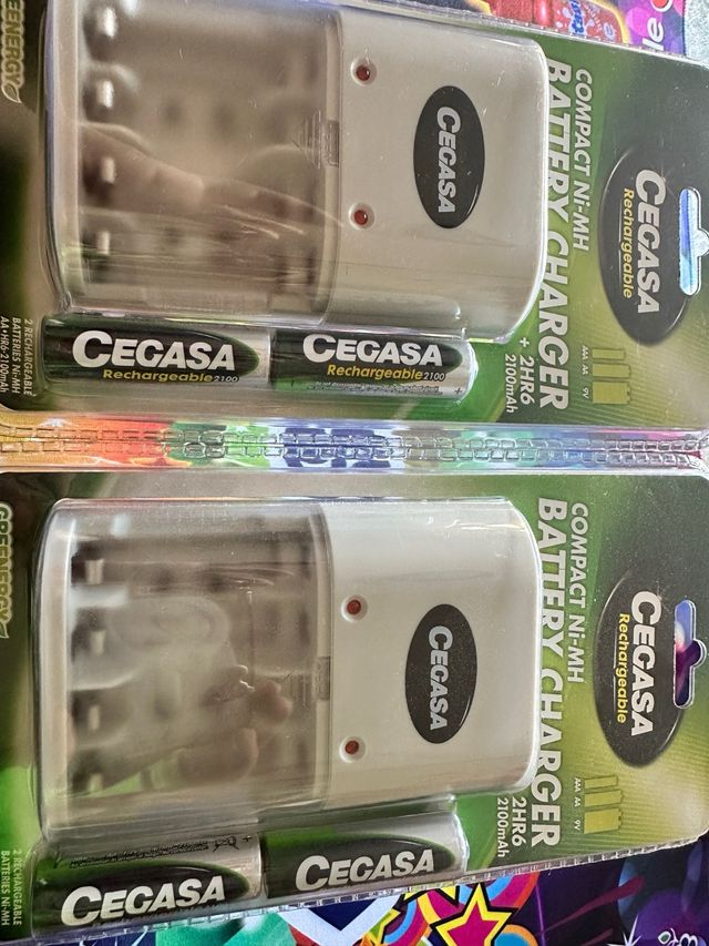 Cargador pilas Cegasa Ni-MH