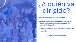 Clases de CATALÁN (10 y 14 años) entre 8 - 15€/h