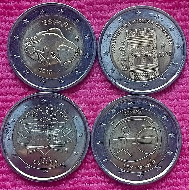2 euros de  España .