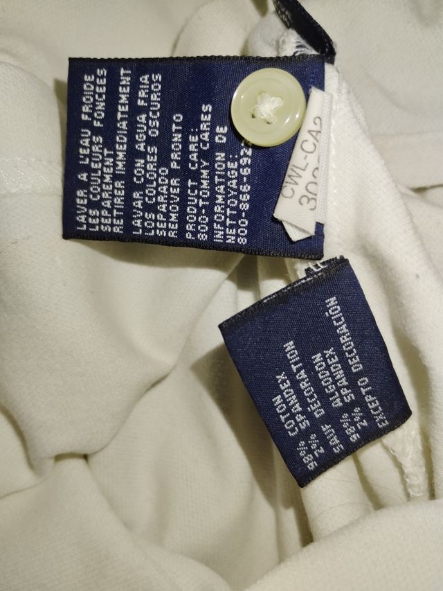 Polo blanco de Tommy Hilfiger
