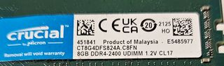 RAM Crucial 8GB DDR4-2400