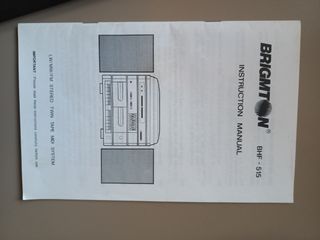 Equipo de música vintage BRIGHTON