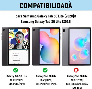 Funda teclado bluetooth samsung galaxy S6 lite