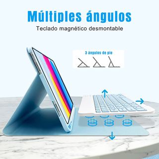 Funda teclado bluetooth samsung galaxy S6 lite