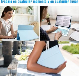 Funda teclado bluetooth samsung galaxy S6 lite