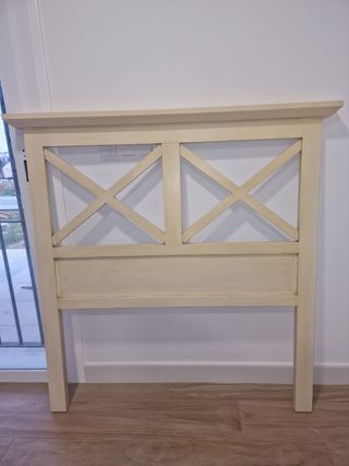 Cabecero cama 90cm beige