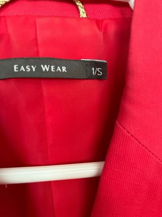 Blazer rojo EASY WEAR - Talla 4