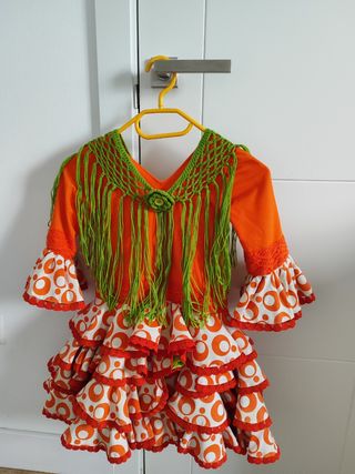 Traje Flamenca niña 4-6 años