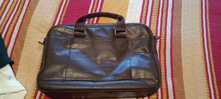 Maletín piel marron