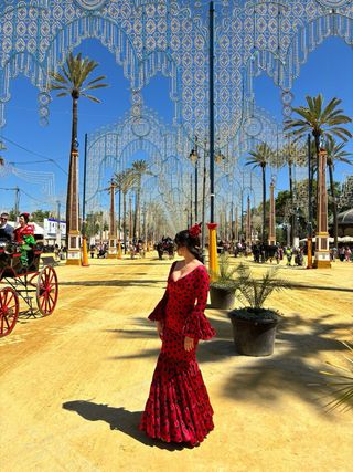 Traje de gitana. Traje de flamenca 36