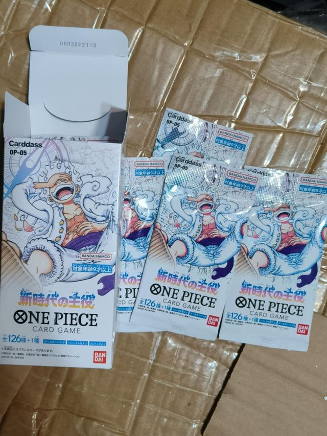 One piece luffy sobres de cartas bandai banpresto